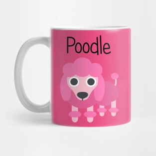 Pink Fluffy Poodle Mug